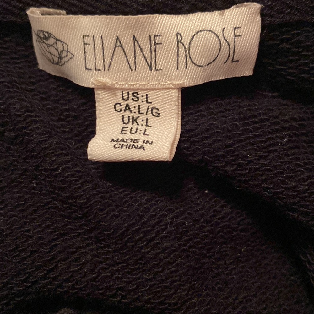 Elise Rose Embroidered Zip up Hoodie Size L - Picture 4 of 4